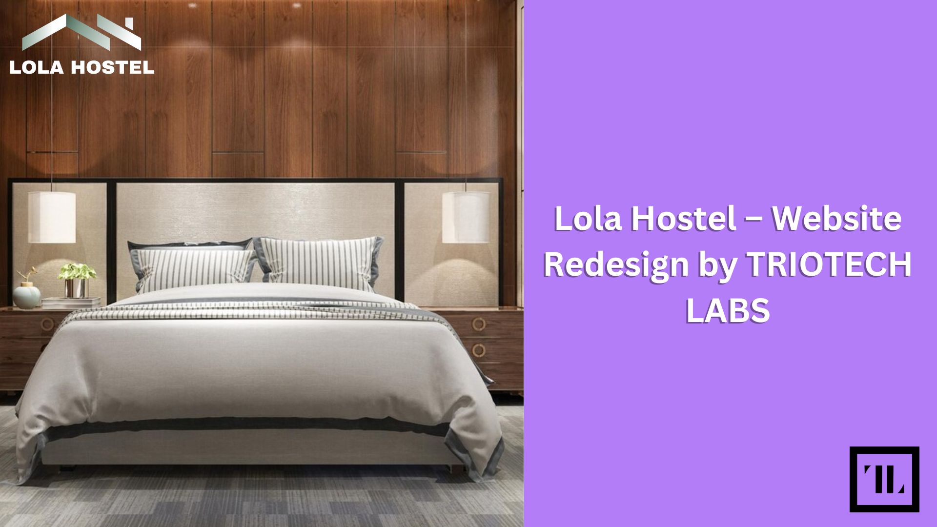 lola hostel website redesign by triotech labs
